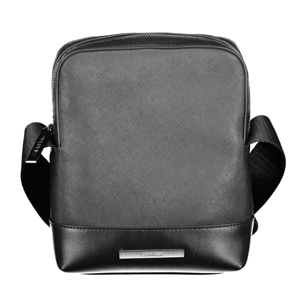 Calvin Klein Men's Black Cross Body Messenger, One Size, Shoulder Bag With Adjustable Strap