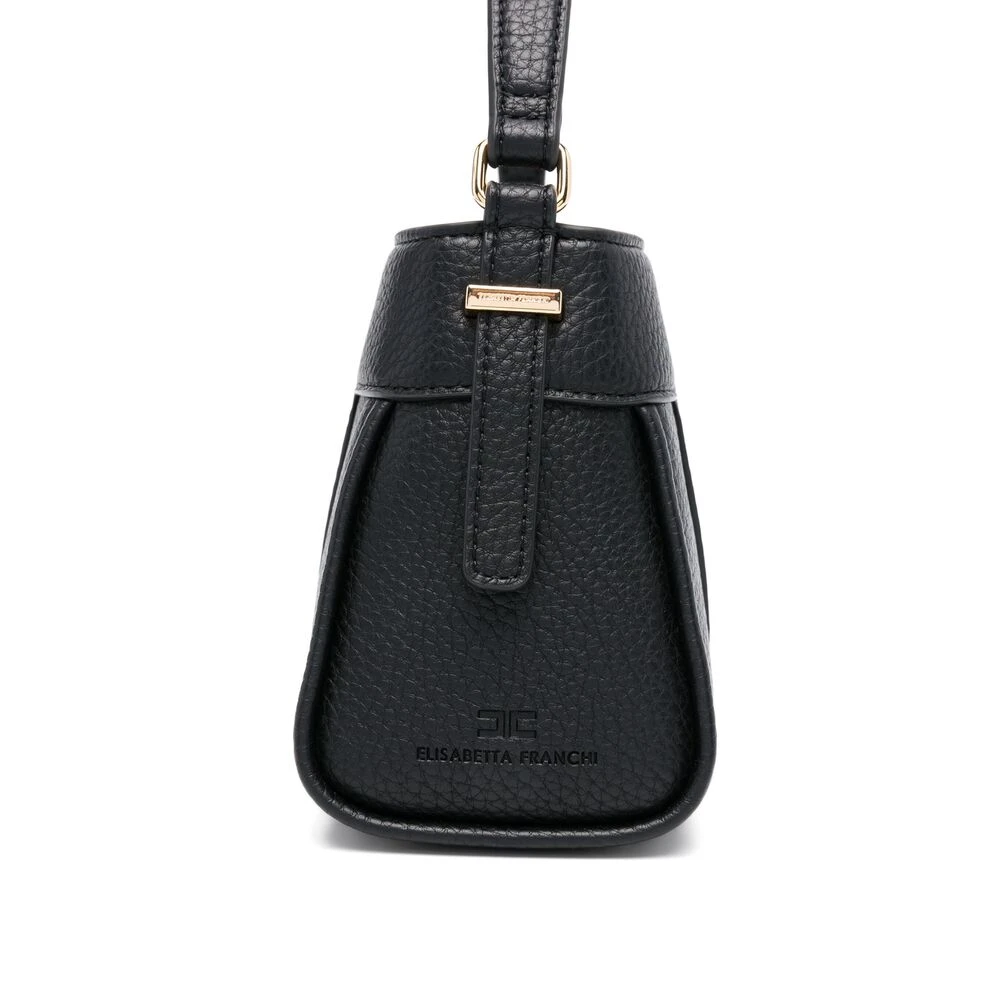 Elisabetta Franchi Zwarte Top Hand Schoudertas Black Dames