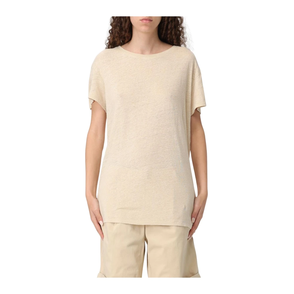 Hugo - Tops > T-Shirts - Beige - Hugo - Modalova