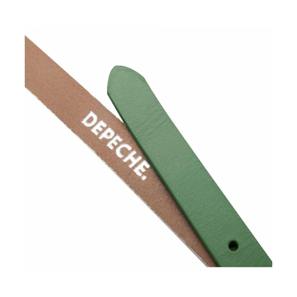 Depeche Groene Riem met vierkante gesp Green Dames