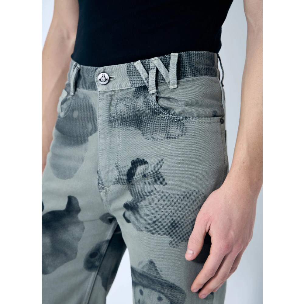 Vivienne Westwood Straight-Leg Five-Pocket Jeans Multicolor Heren