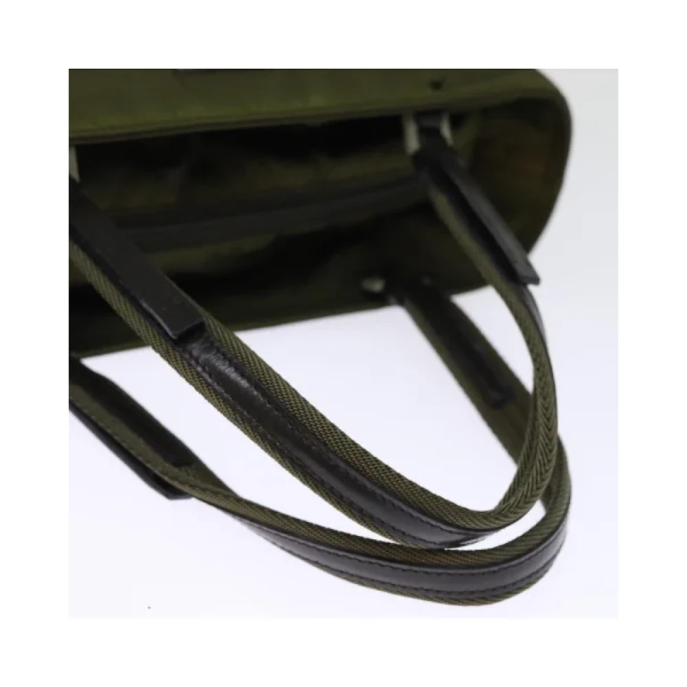 Prada Vintage Pre-owned Nylon prada-bags Green Dames