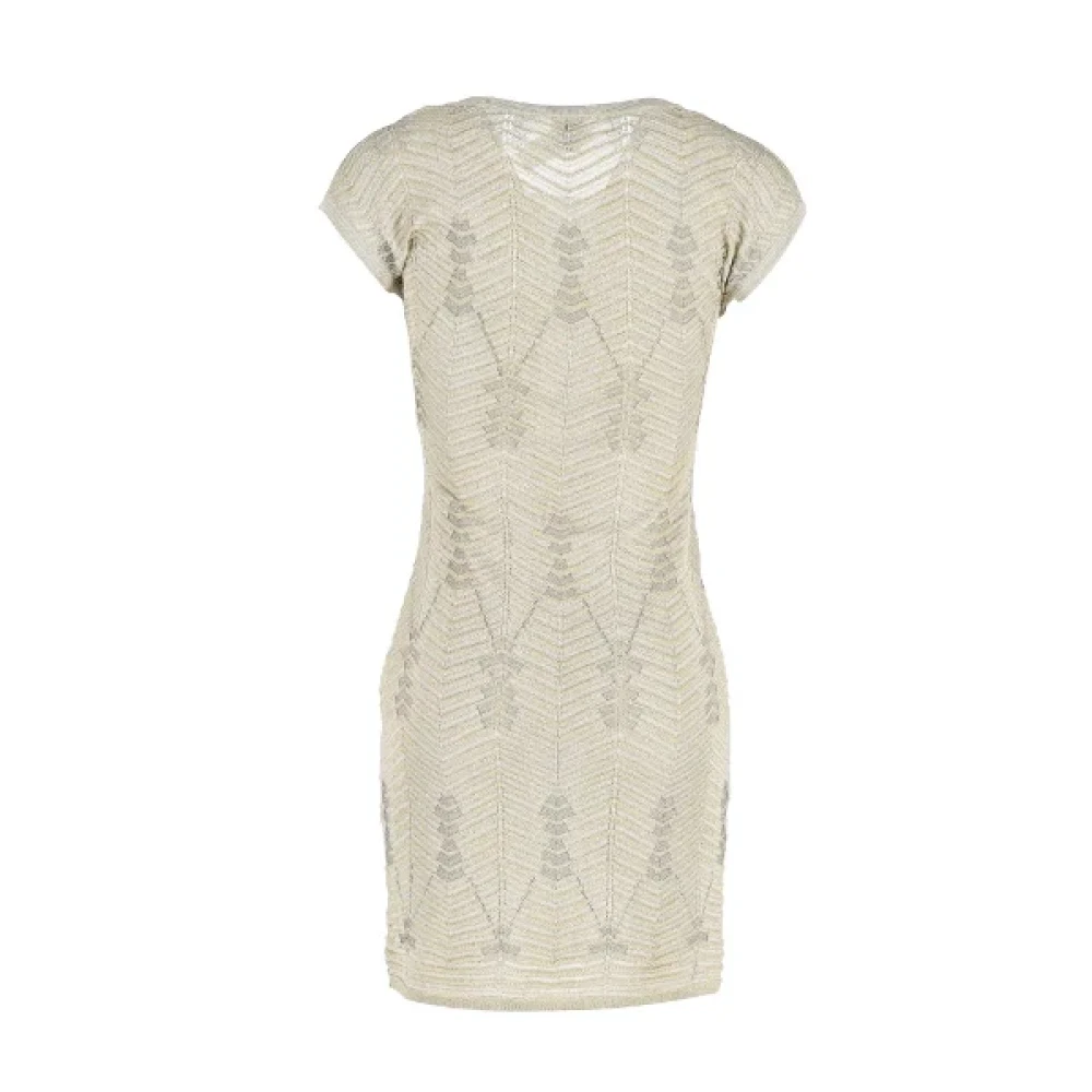 Missoni Pre-owned Polyester dresses Beige Dames