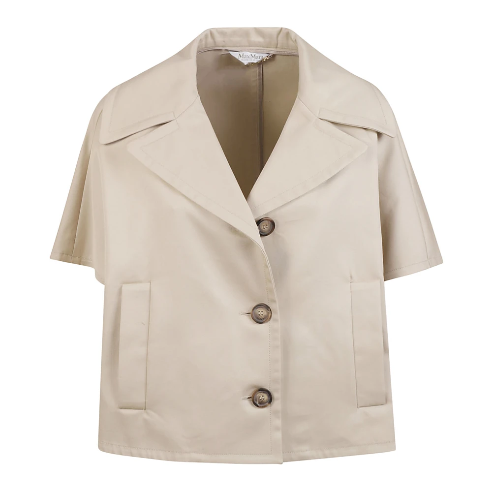 Max Mara Stijlvolle Veggia Jassen voor Vrouwen Beige Dames