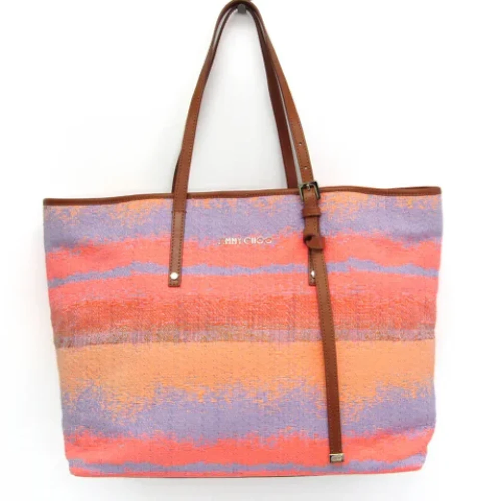 Jimmy Choo Pre-owned Canvas totes Multicolor Dames