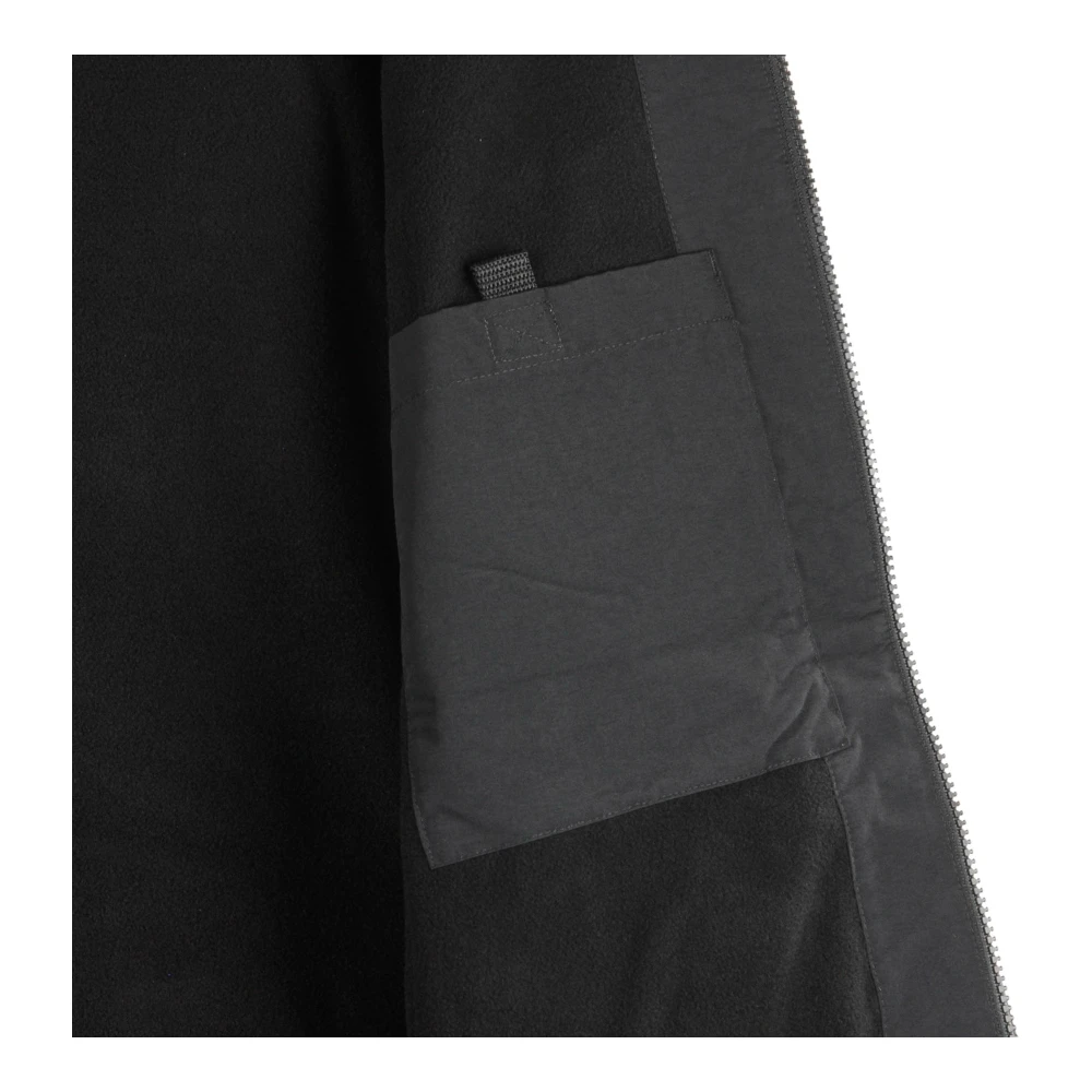 Carhartt WIP Capuchonzeiljack Zwart Wit Black Heren