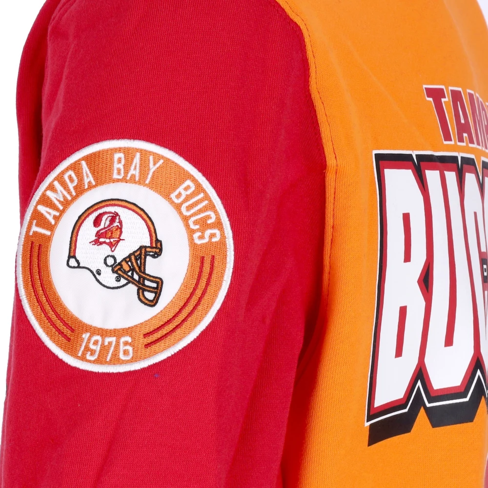 Mitchell & Ness NFL All Over Crew Sweatshirt Orange Heren