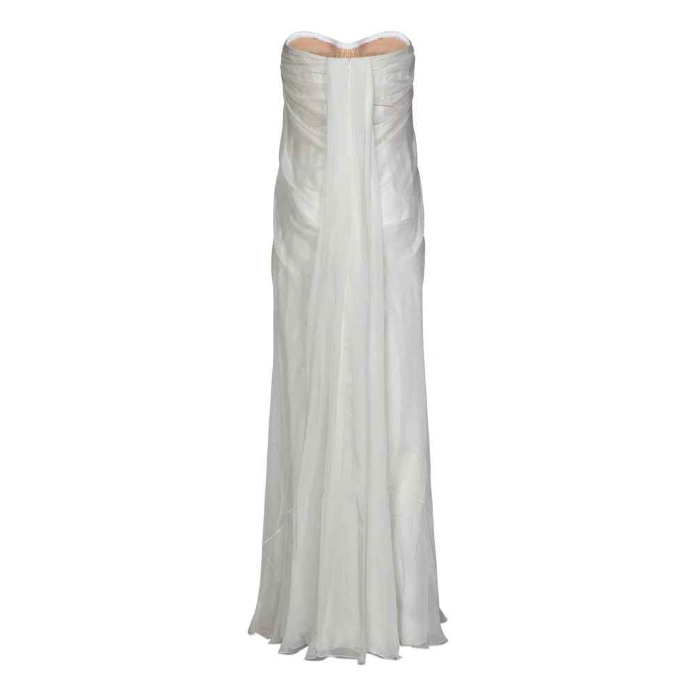 alexander mcqueen Witte jurken voor vrouwen White Dames