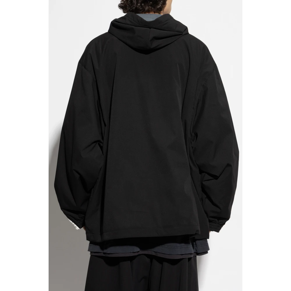 Balenciaga Jas met logo Black Heren