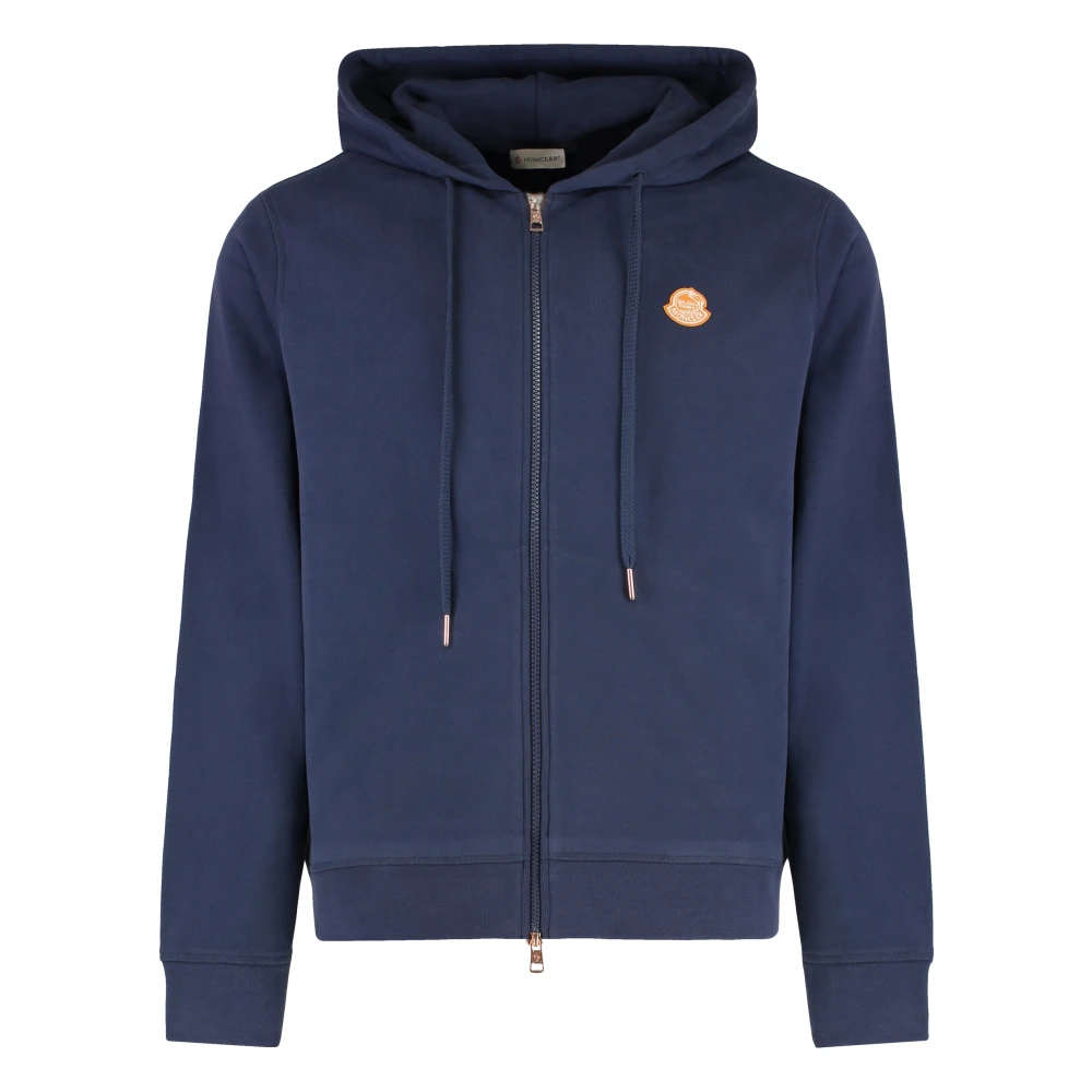 Moncler Men's Blue Full Zip Hoodie