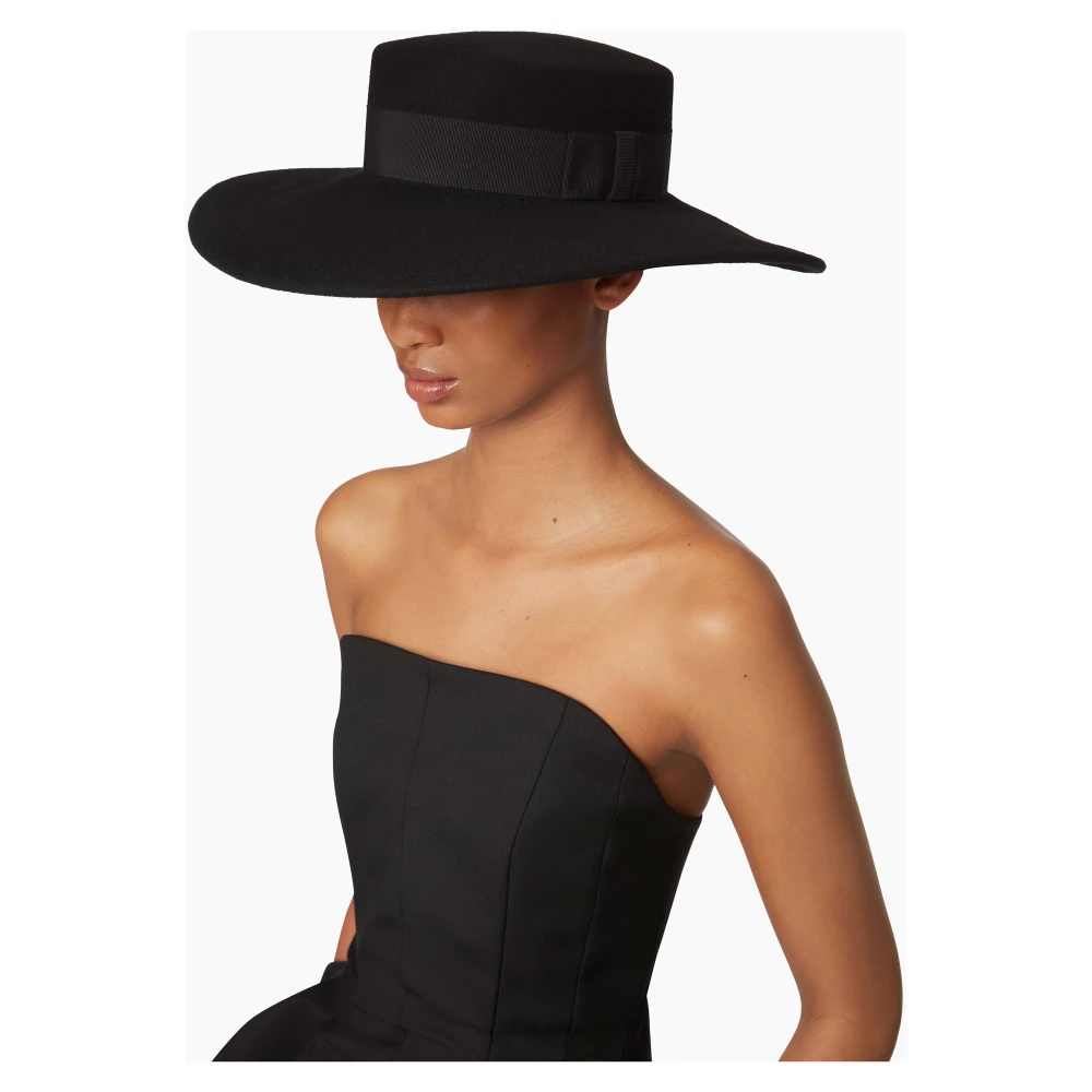 Nina Ricci Vilt WOL Black Dames