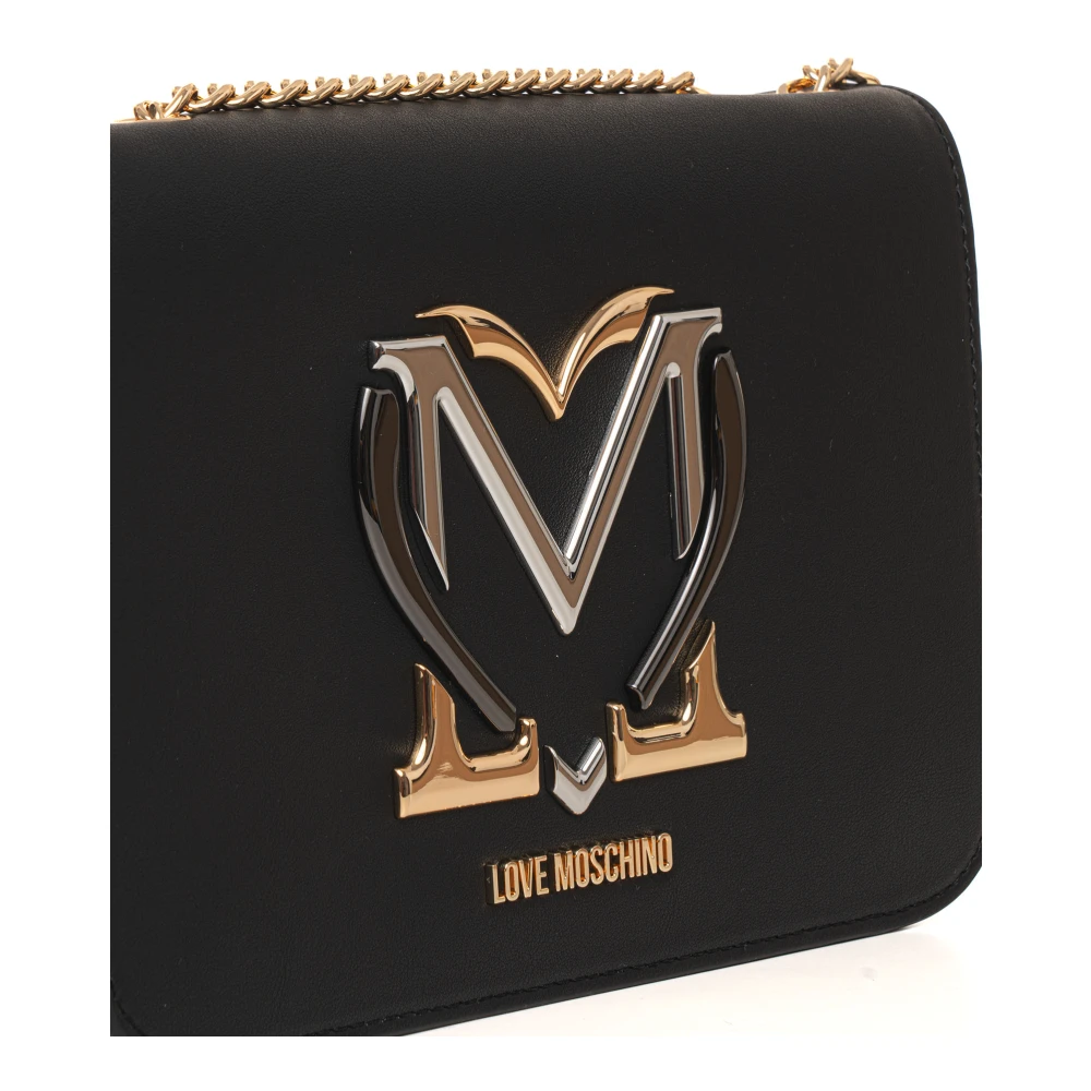 Love Moschino Schoudertas met verborgen sluiting Black Dames