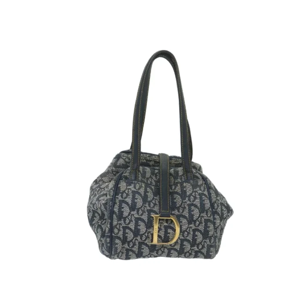 Dior Vintage Pre-owned Canvas dior-bags Blue Dames