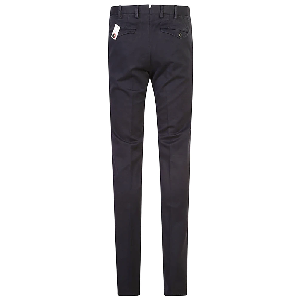 PT Torino Blauwe Katoenen Rechte Broek Blue Heren