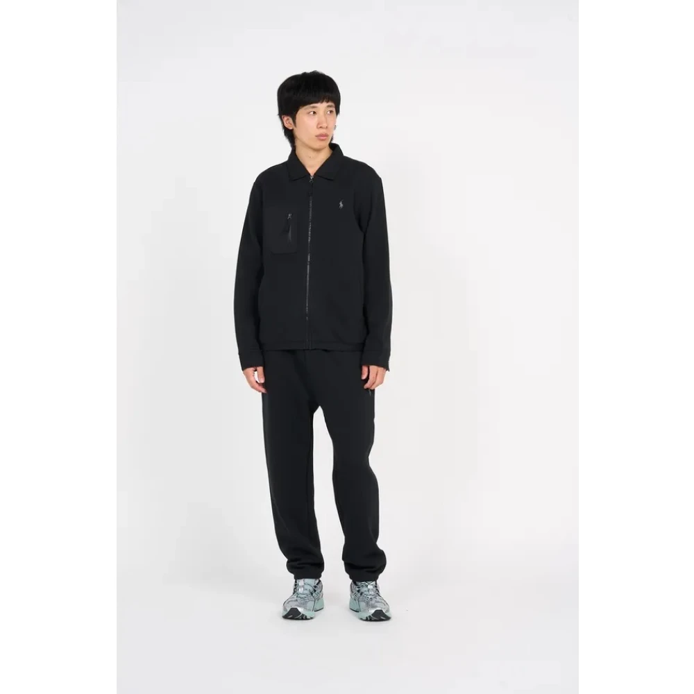 Polo Ralph Lauren Zwart Katoen Polyester Regular Fit Jas Black Heren