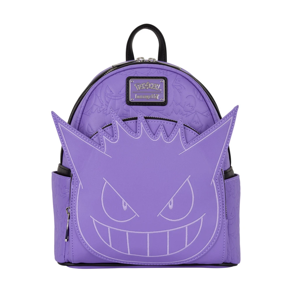 Loungefly Purple Gengar Mini Backpack - Unisex - School Bags - One Size - Kids