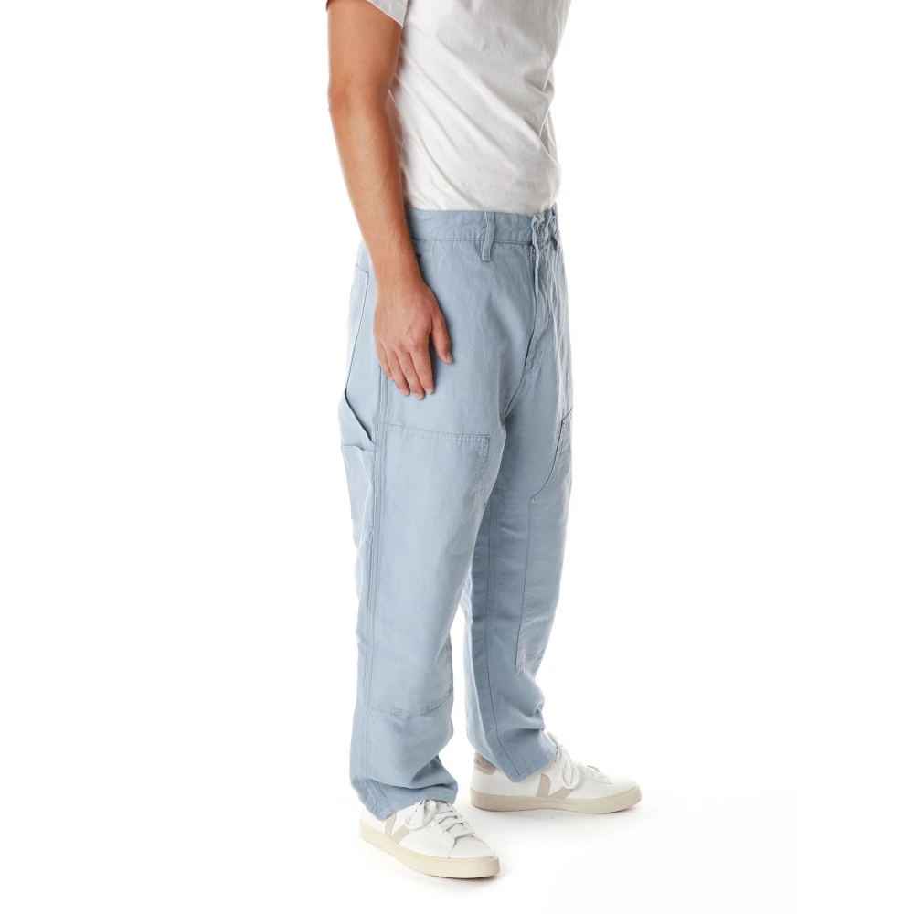 Carhartt WIP Dubbele Knie Werkbroek Blue Heren
