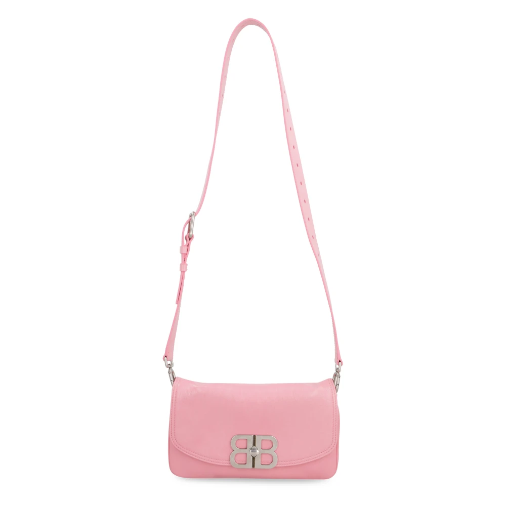 Balenciaga Zachte Leren Crossbody Tas Pink Dames