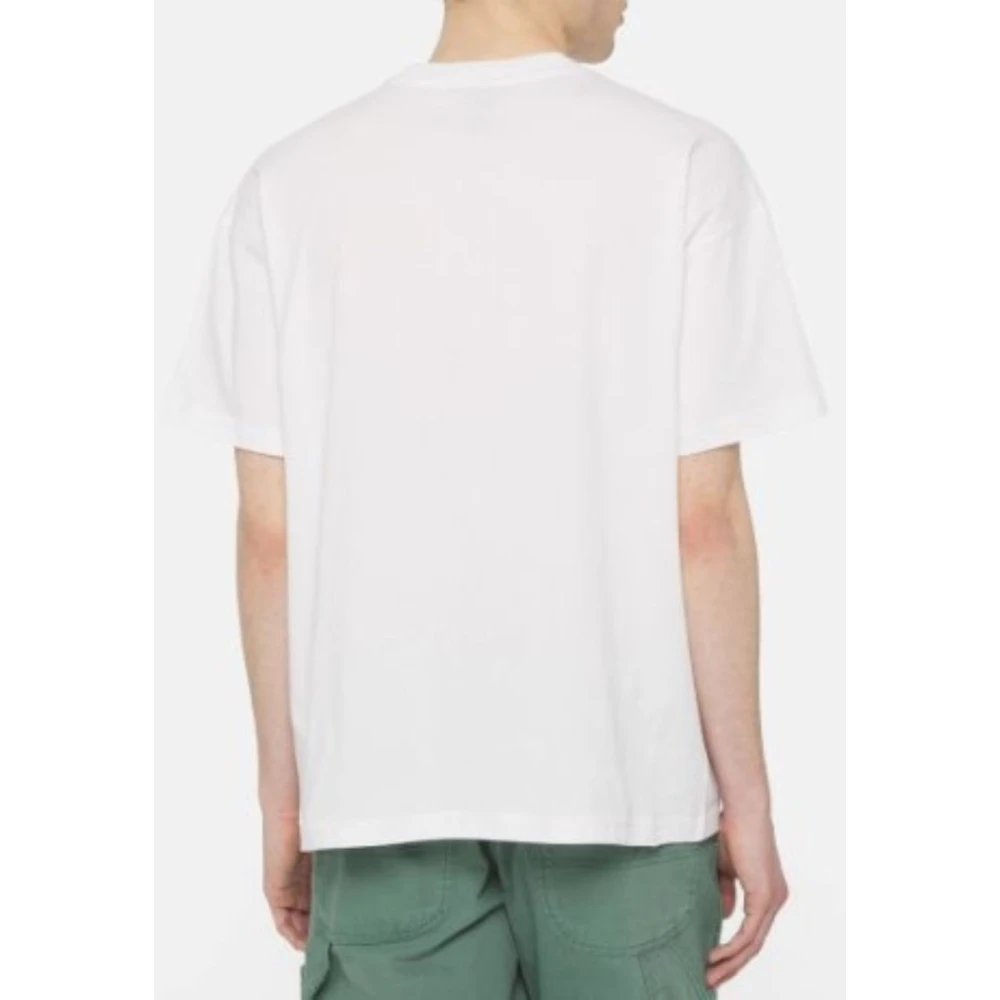 Dickies Witte Enterprise Tee voor Mannen White Heren