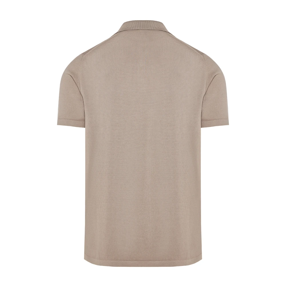 Fedeli Polo Shirts Beige Heren