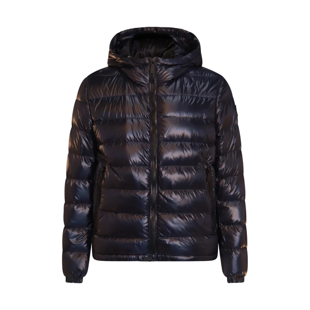 add Blauwe Donsjas met Capuchon Black Heren