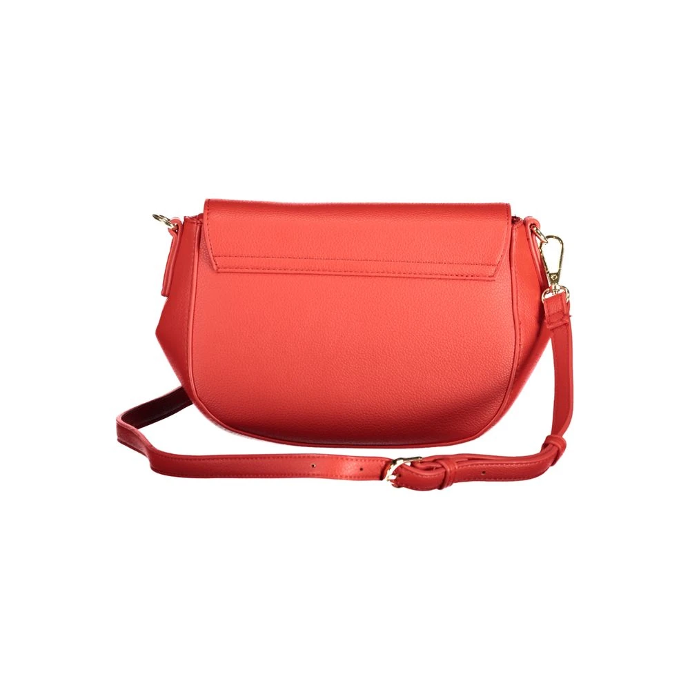 Valentino by Mario Valentino Rode polyethyleen handtas met schouderband Red Dames