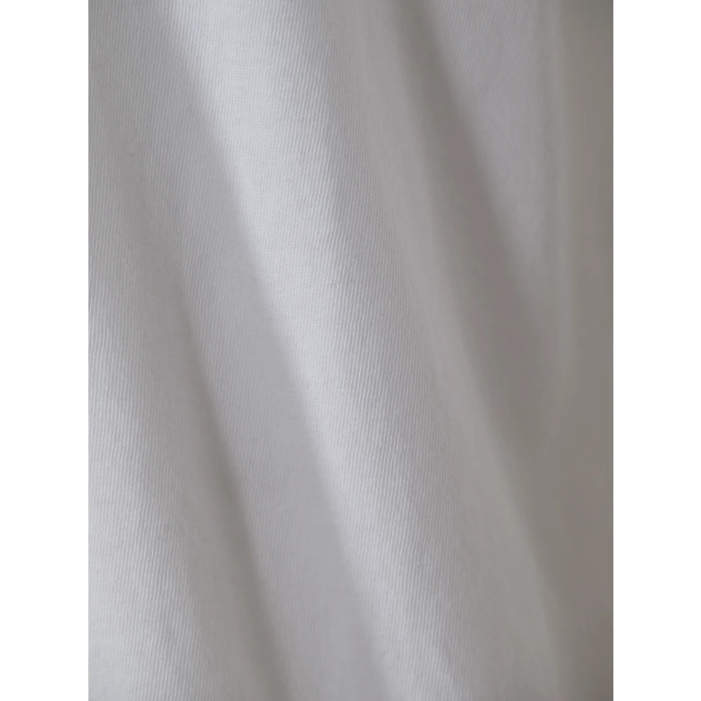 Auralee Naadloze Crew Neck Tee Collectie White Heren