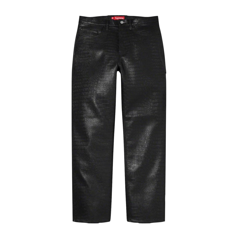 Supreme Limited Edition Croc Painter Pant Zwart Black Heren