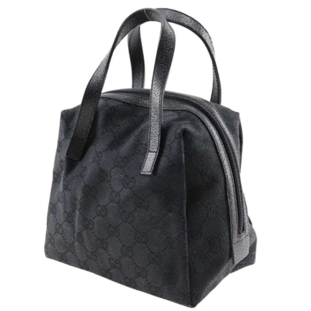 Gucci Vintage Pre-owned Canvas gucci-bags Black Dames