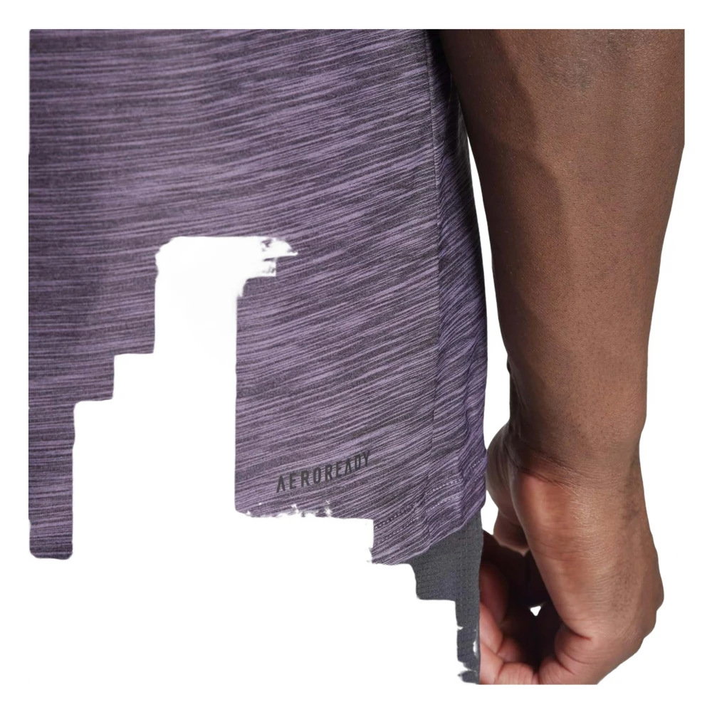 Adidas Trainings Essentials Stretch T-shirt Purple Heren