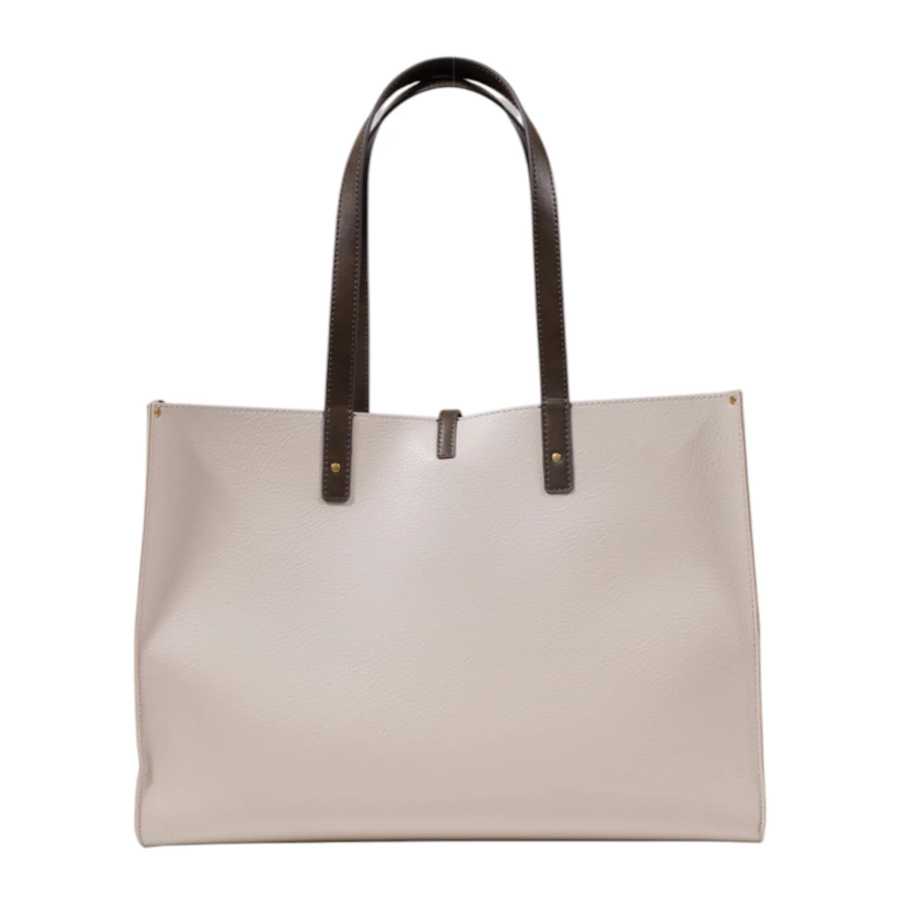 Liu Jo Grote Tassencollectie voor Vrouwen van Polyurethaan Beige Dames