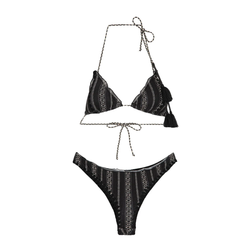 F**k Bikini Triangolo E Slip Fisso Ethos Black Dames