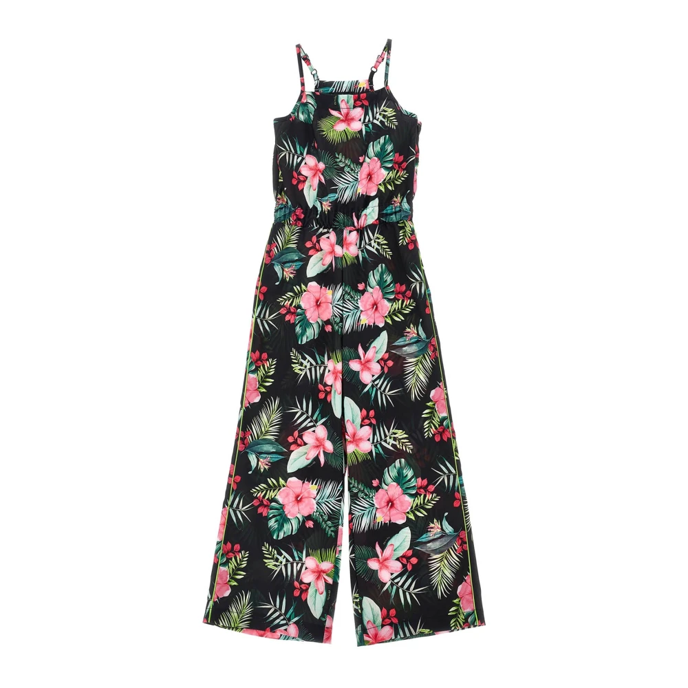 Monnalisa Girls Multicolor Patterned Jumpsuit In Technical Fabric - Jumpsuits - 10 Y - Kids