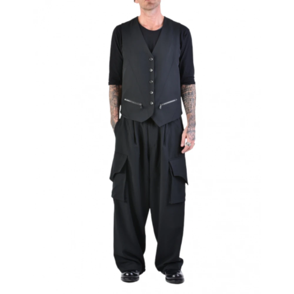 La Haine Inside Us Zwart wollen pakvest Lm123 Black Heren