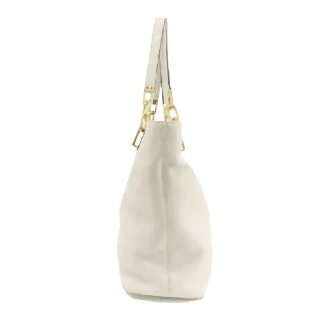 Michael Kors Pre-owned Leather shoulder-bags White Dames