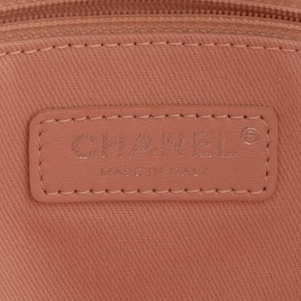 Chanel Vintage Pre-owned Canvas chanel-bags Pink Dames