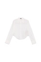 white-french-cuffs-cropped-shirt