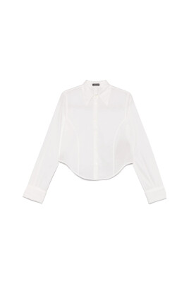 white-french-cuffs-cropped-shirt