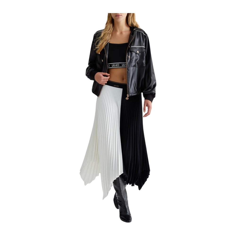 Liu Jo Zwarte Sweatshirt Jas Black Dames