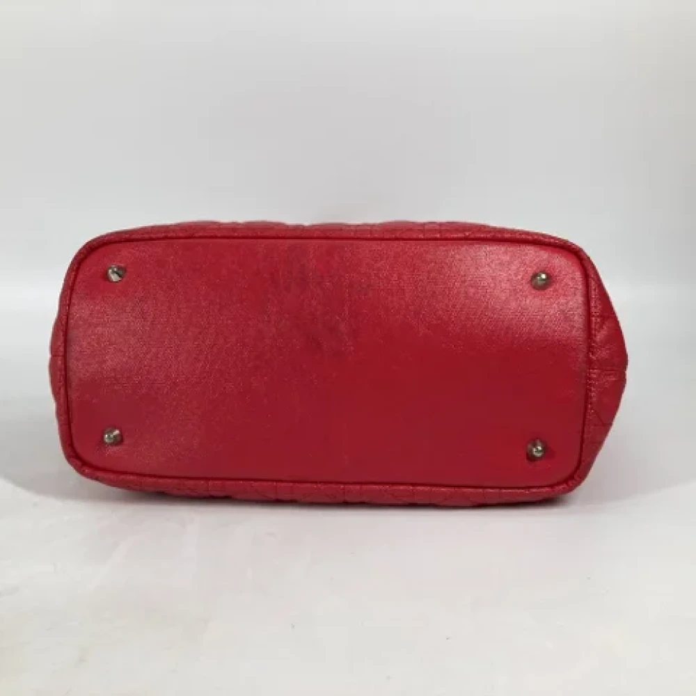 Dior Vintage Pre-owned Fabric dior-bags Red Dames