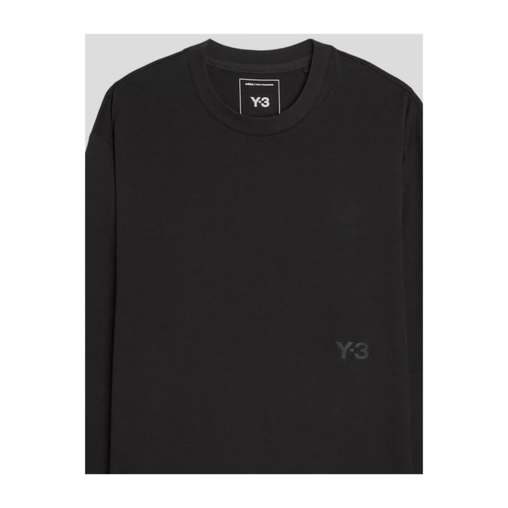 Y-3 Unisex T-shirt Mode Kleding Black Heren