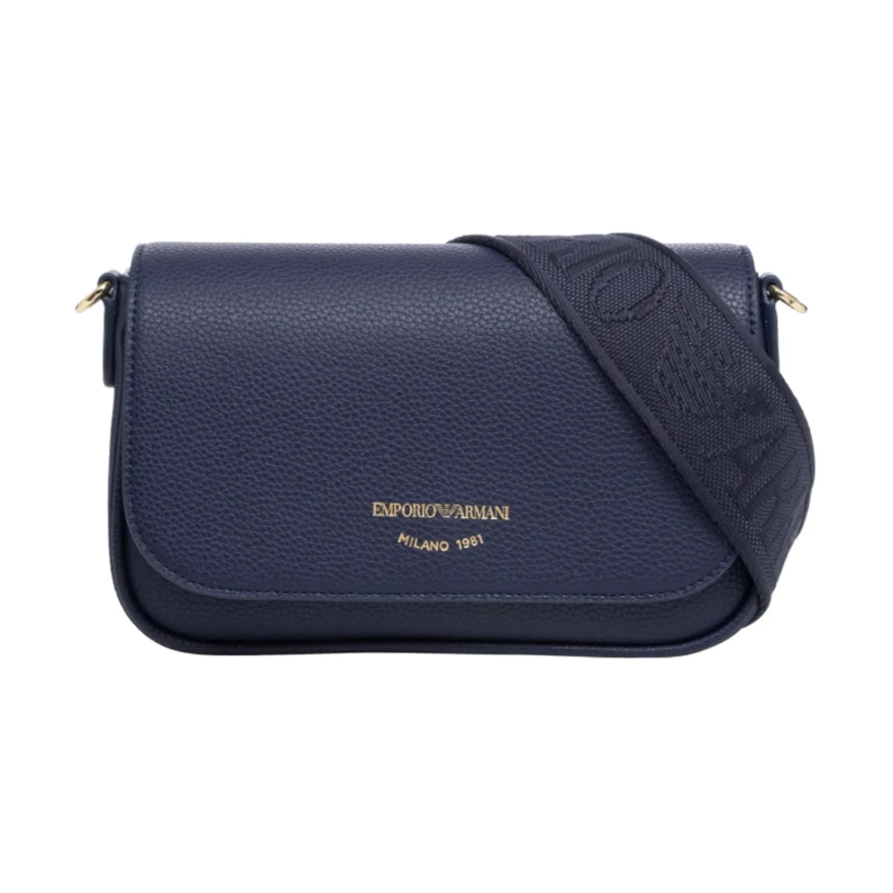 Emporio Armani Blauwe Mini Tas met Verstelbare Band Blue Dames