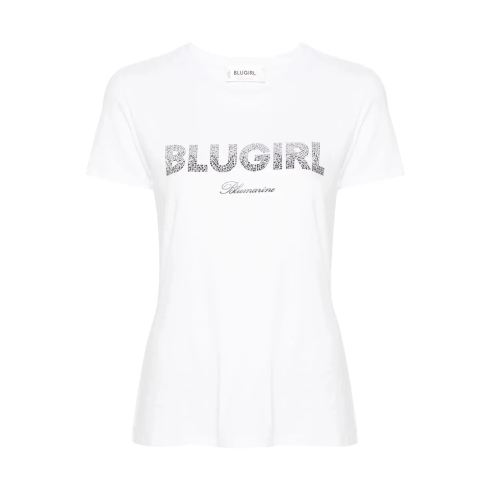 Blugirl Witte T-shirts en Polos White Dames