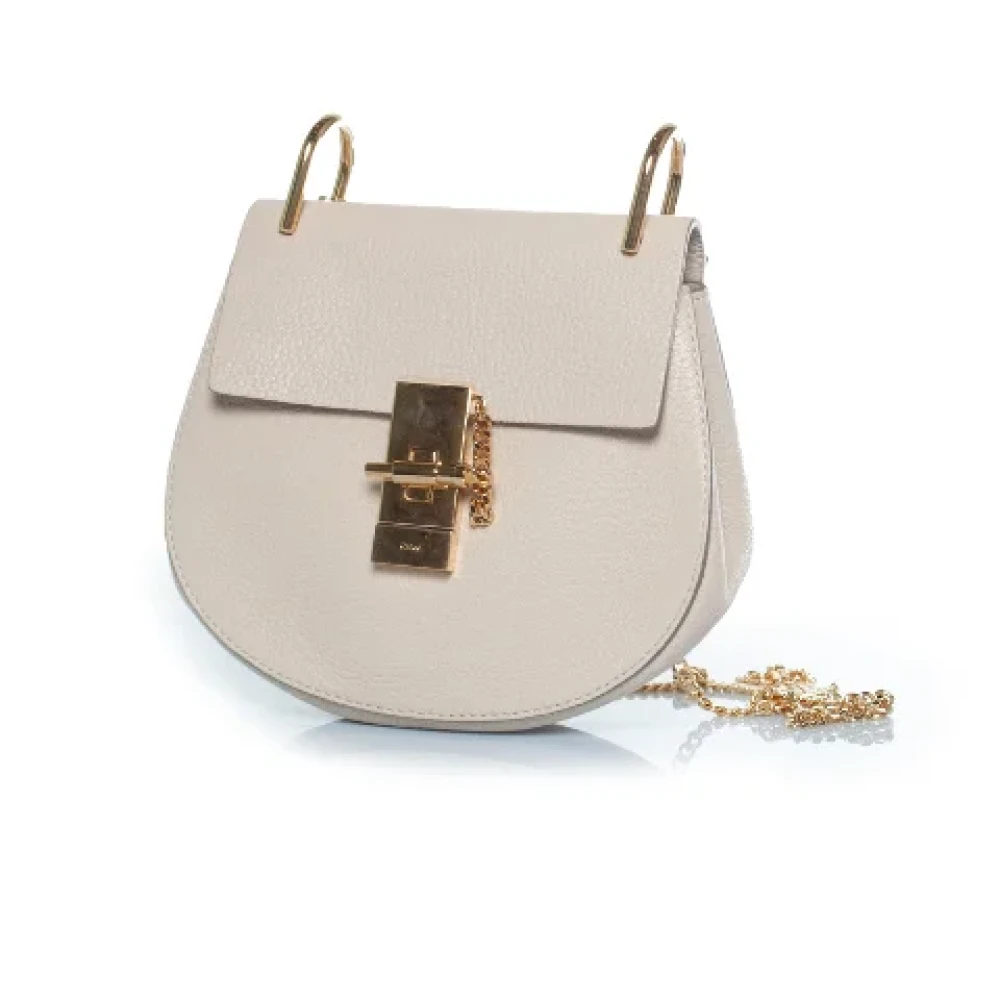 Chloé Leather shoulder-bags Gray Dames