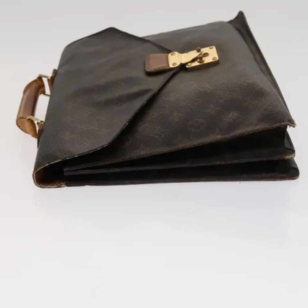 Louis Vuitton Vintage Pre-owned Canvas briefcases Brown Dames