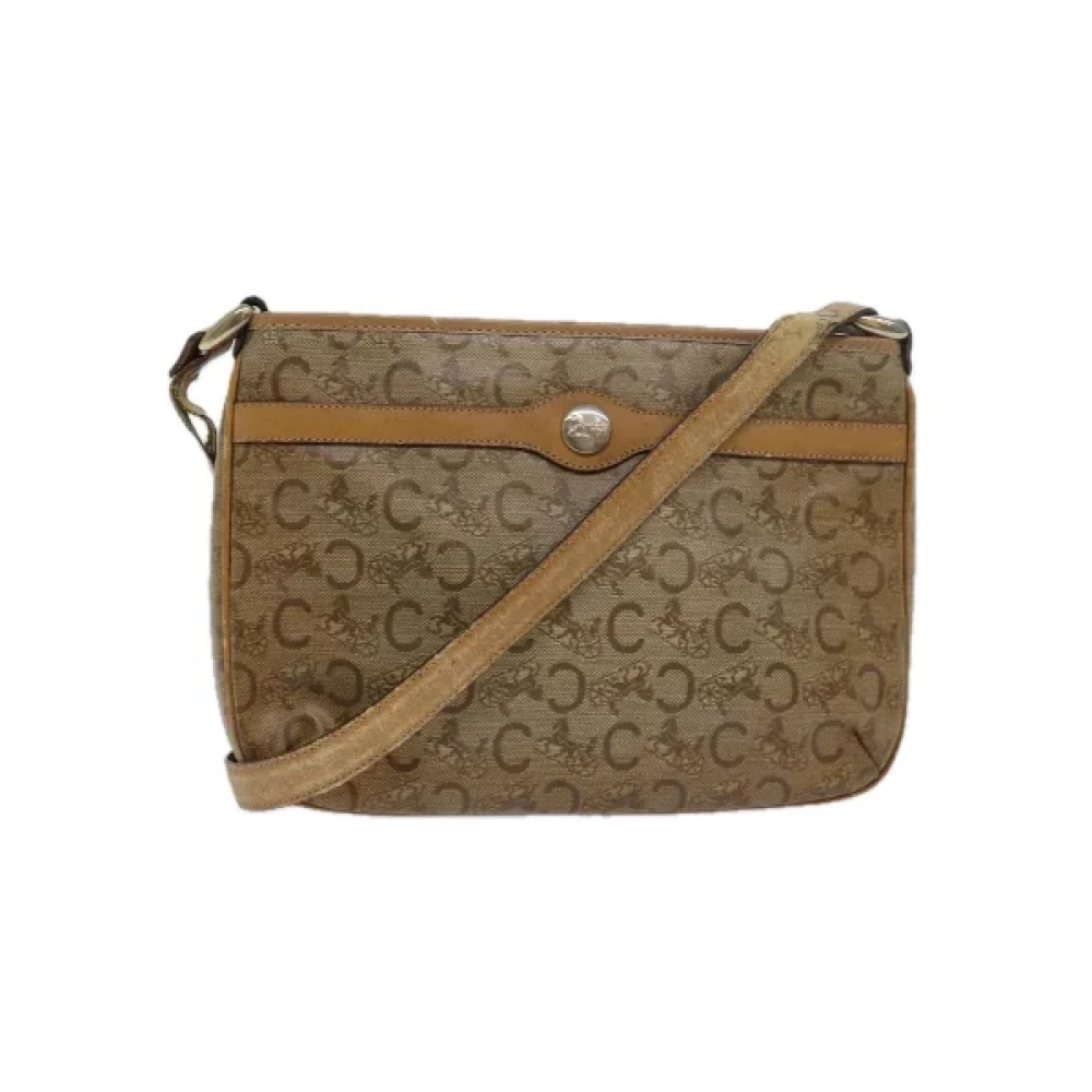 Celine Vintage Pre-owned Leather celine-bags Beige Dames