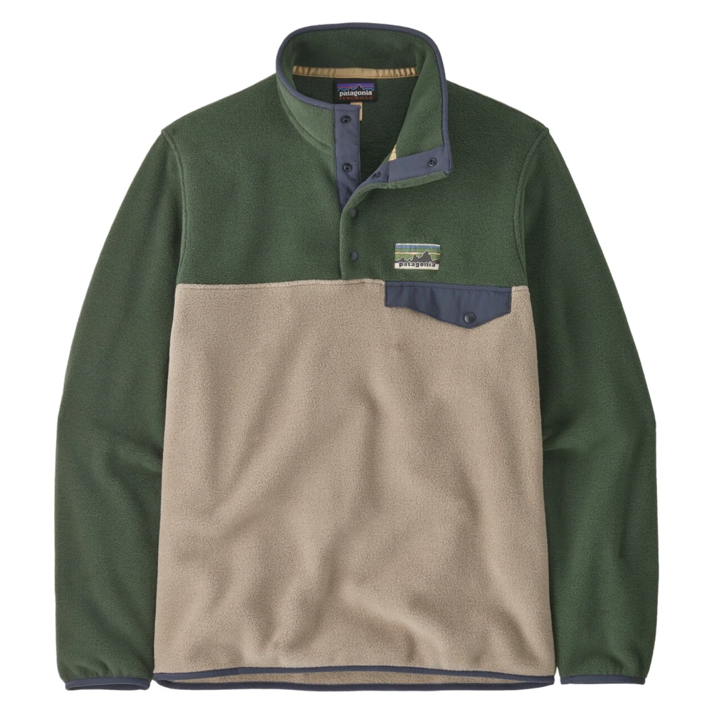 Patagonia Lättvikts Synchilla Snap-T Fleece Pullover Multicolor, Herr