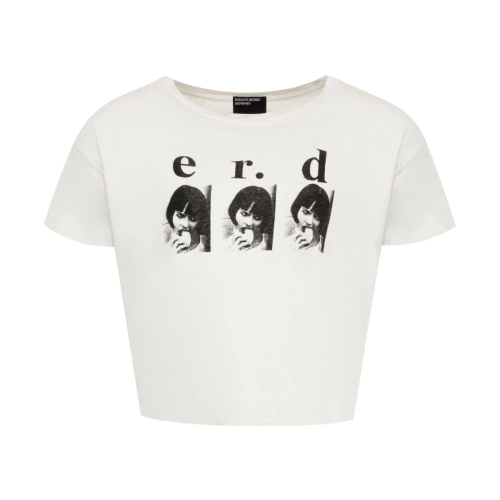 Enfants Riches Déprimés Wit Grafische Print Crew Neck T-shirt White Heren