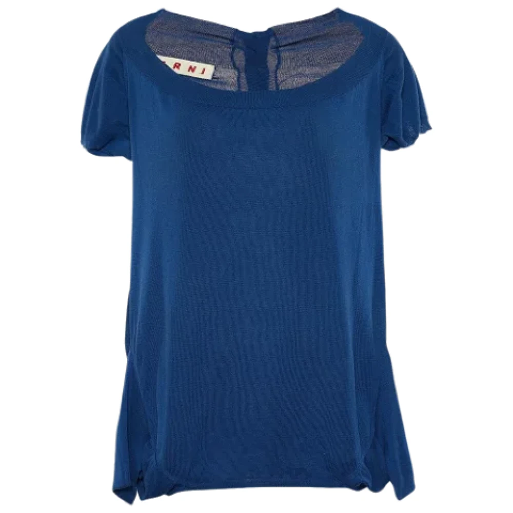 Marni Pre-owned Knit tops Blue Dames