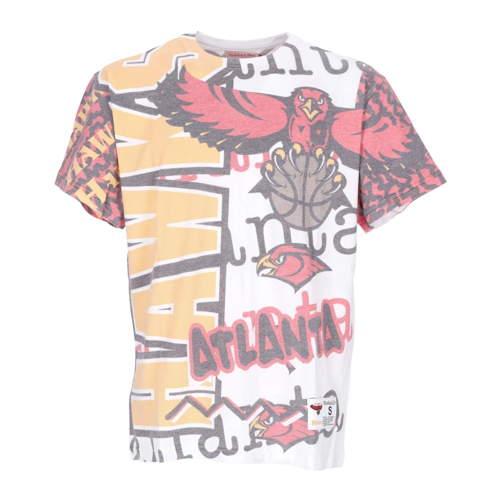 Mitchell & Ness NBA Jumbotron 2.0 Tee Atlanta Hawks Multicolor Heren